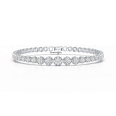 2.84 CT Round Cut Lab Diamond Tennis Bracelet